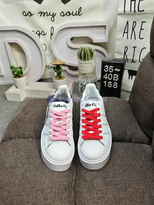 Hello Kitty x Adidas Superstar Bonega "White Bliss Pink" - Cloud White/Cloud White/Bliss Pink - GW7168-1 Classic Originals Shoes