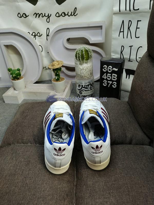 Adidas Superstar "White Maroon" - White/Maroon Red - IE0020 Classic Originals Shoes