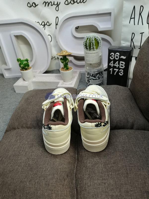 Adidas Forum Low "Cream White Ice Purple Brown" - Cream White/Ice Purple/Brown - GV6707 Classic Originals Shoes