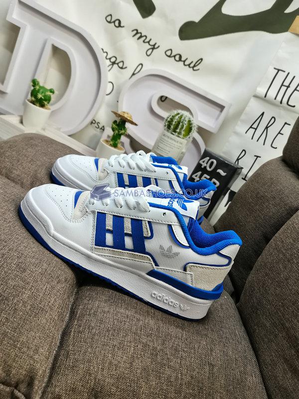 Adidas Forum Exhibit Low "White Royal Blue" - Cloud White/Royal Blue/Cloud White - G58002-1 Classic Originals Shoes