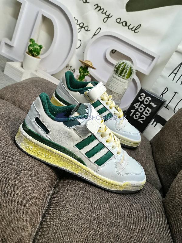 Adidas Forum 84 Low AEC "Vintage Pack - Green Oxide" - Cloud White/Green Oxide/Cloud White - HR0558 Classic Originals Shoes