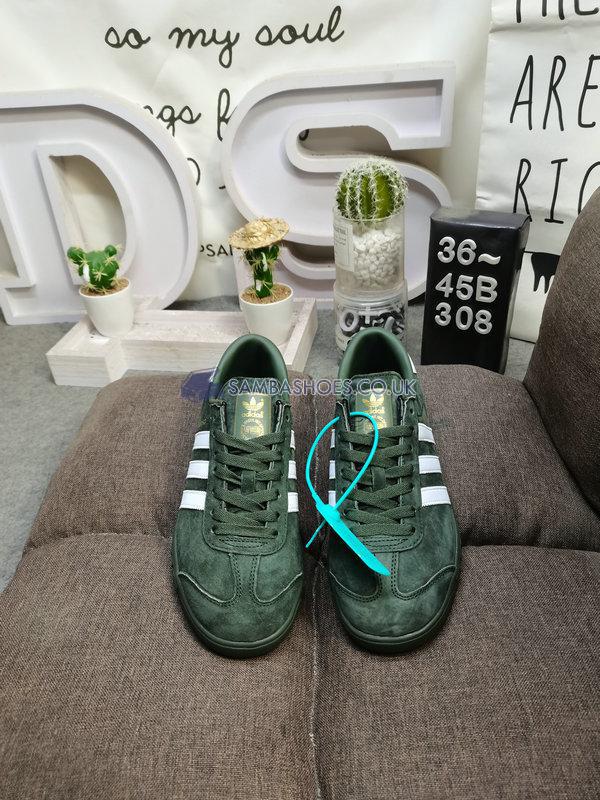 Adidas Hamburg "Green Oxide" - Green Oxide/Off White/Shadow Green - GW9641 Classic Originals Shoes