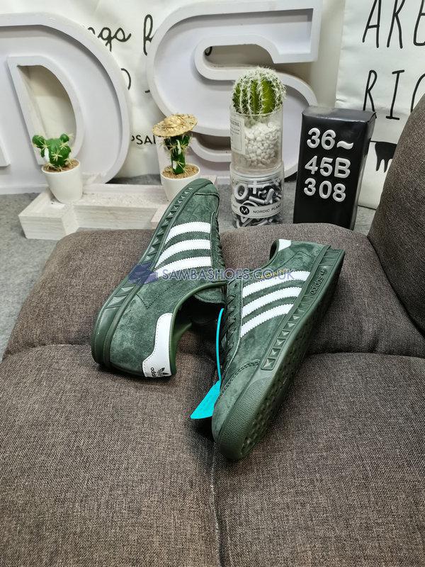 Adidas Hamburg "Green Oxide" - Green Oxide/Off White/Shadow Green - GW9641 Classic Originals Shoes