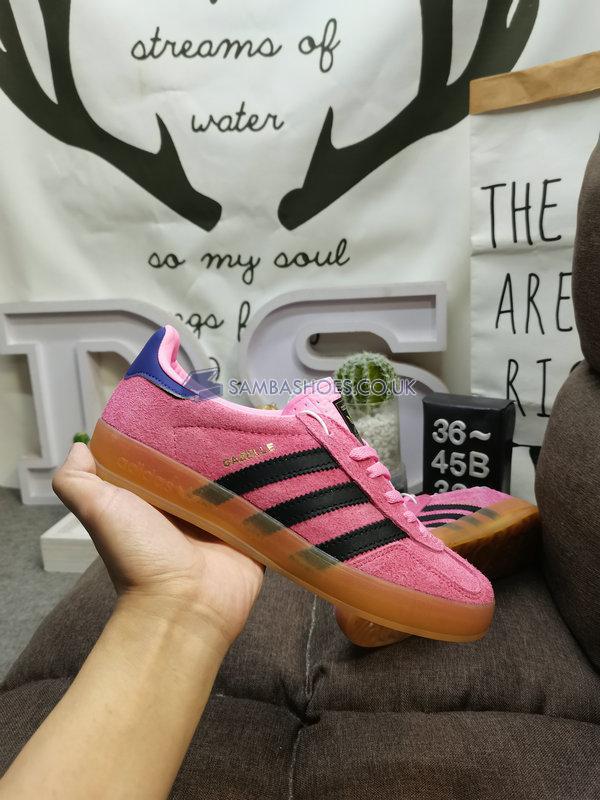 Adidas Gazelle Indoor "Bliss Pink Purple" - Bliss Pink/Core Black/Collegiate Purple - IE7002 Classic Originals Shoes