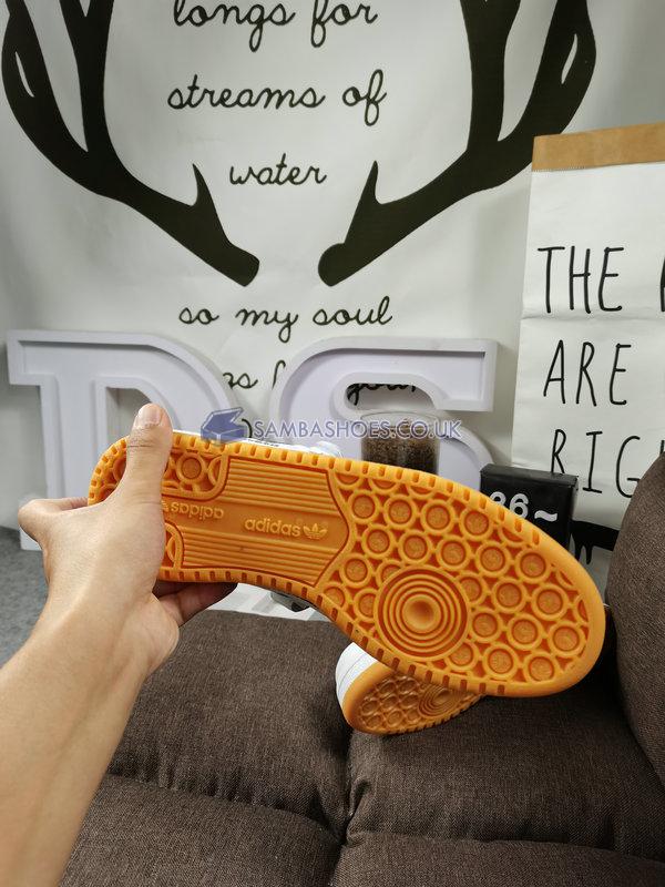 Adidas Forum Low "White Green Gum" - Cloud White/Collegiate Green/Gum - AQ1261 Classic Originals Shoes