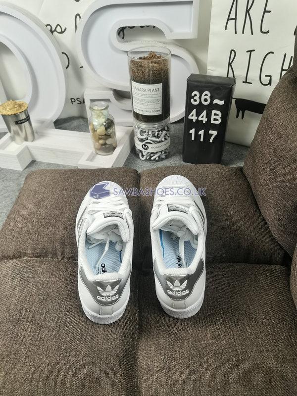 Adidas Superstar "White Silver Metallic" - Cloud White/Silver Metallic/Cloud White - FX2329 Classic Originals Shoes