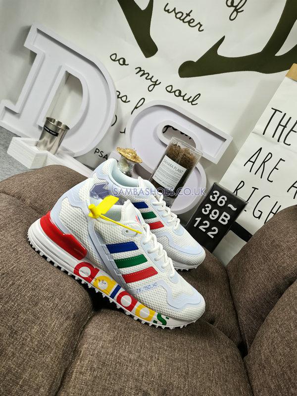 Adidas ZX 750 HD "Olympic Pack" - White/Red/Blue/Green/Yellow - FY1148 Classic Originals Shoes