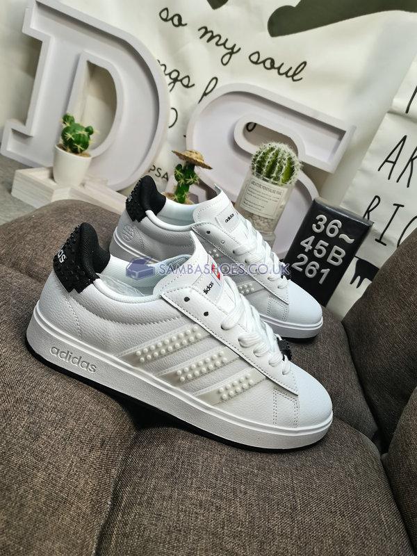 Adidas LEGO x Grand Court 2.0 "White Black" - Cloud White/Cloud White/Black - GW7178-3 Classic Neo Shoes