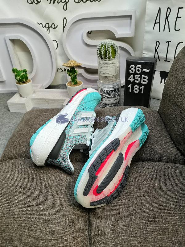 Adidas UltraBoost Light "Flash Aqua Bright Red" - Flash Aqua/Cloud White/Bright Red - IE1692 Classic Running Shoes