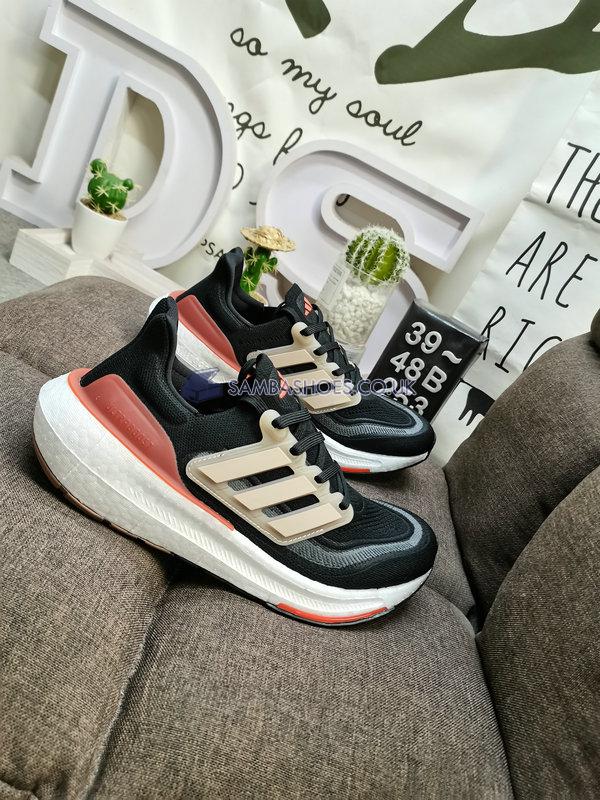 Adidas UltraBoost Light "Core Black Wonder Taupe" - Core Black/Wonder Taupe/Grey Six - HQ6344 Classic Running Shoes