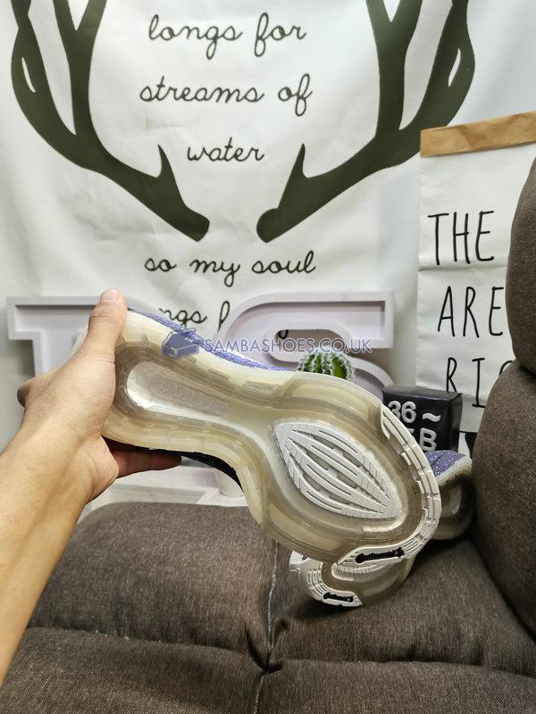 Adidas UltraBoost 21 "White Blue Violet Metallic" - Cloud White/Dash Grey/Boost Blue Violet Metallic - FC0881 Classic Running Shoes