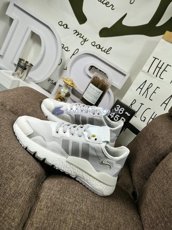 Adidas Nite Jogger "White Grey" - White/Grey/Silver - FW6145 Classic Originals Shoes