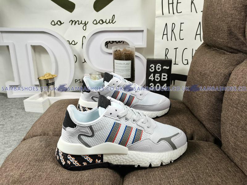 Adidas Tenis Nite Jogger Cloud White - Cloud White/Silver Metallic/Bright Blue - H01719 Classic Originals Shoes Buy Online Adidas Tenis Nite Jogger Cloud White - Cloud White/Silver Metallic/Bright Blue - H01719 Classic Originals Shoes Buy Online