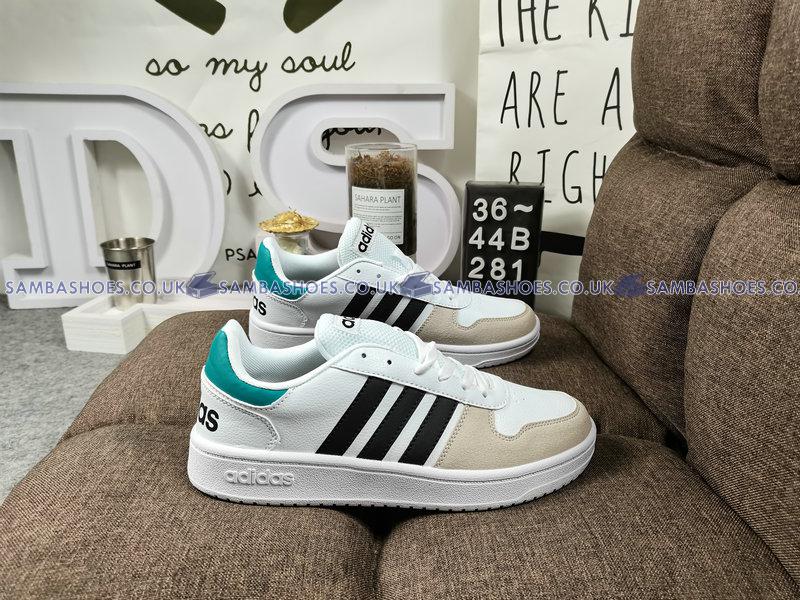 Adidas Hoops 2.0 White - White/Black/Green - EE7799 Classic Neo Shoes Buy Online Adidas Hoops 2.0 White - White/Black/Green - EE7799 Classic Neo Shoes Buy Online