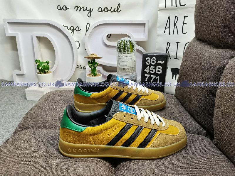 Adidas x Gucci Gazelle Yellow Velvet Green - Yellow/Beige/Black/Green - 707848 FAAQY 7141 Classic Originals Shoes Buy Online Adidas x Gucci Gazelle Yellow Velvet Green - Yellow/Beige/Black/Green - 707848 FAAQY 7141 Classic Originals Shoes Buy Online