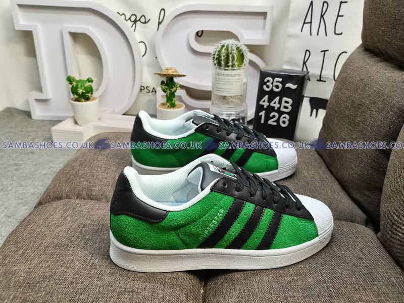 Adidas Superstar Green Core Black - Green/Core Black/Yellow - FW7844 Classic Originals Shoes Buy Online Adidas Superstar Green Core Black - Green/Core Black/Yellow - FW7844 Classic Originals Shoes Buy Online
