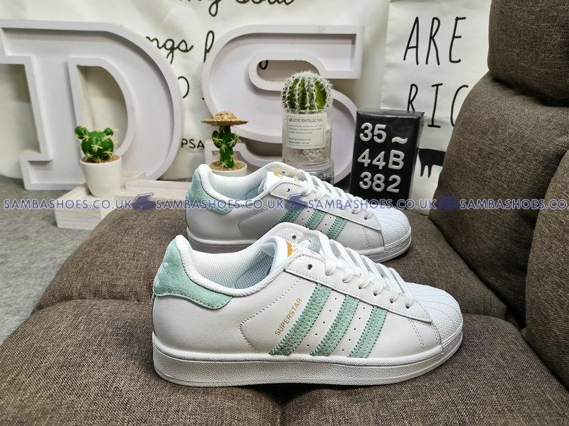 Adidas Superstar White Clear Mint - Cloud White/Clear Mint/Gold Metallic - GX2538 Classic Originals Shoes Buy Online Adidas Superstar White Clear Mint - Cloud White/Clear Mint/Gold Metallic - GX2538 Classic Originals Shoes Buy Online