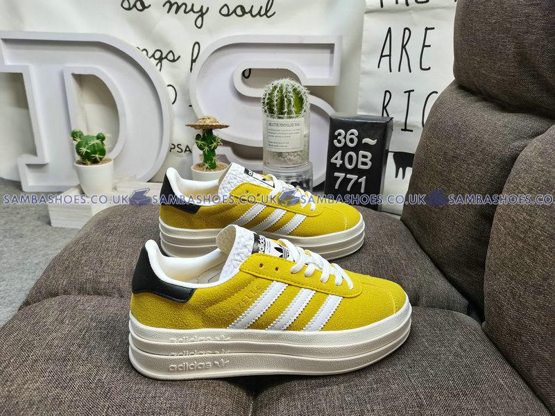 Adidas Gazelle Bold Almost Yellow  - Almost Yellow/Cloud White/Legend Ink - HQ6891 Classic Originals Shoes Buy Online Adidas Gazelle Bold Almost Yellow  - Almost Yellow/Cloud White/Legend Ink - HQ6891 Classic Originals Shoes Buy Online