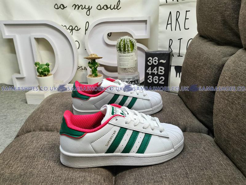 Adidas Superstar White Green Red - White/Green/Red - BC0198 Classic Originals Shoes Buy Online Adidas Superstar White Green Red - White/Green/Red - BC0198 Classic Originals Shoes Buy Online
