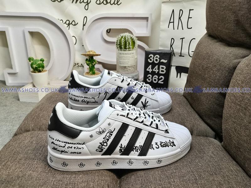 Adidas Superstar Sharpie Pack - Graffiti White Black - Cloud White/Core Black/Cloud White - GV9804 Classic Originals Shoes Buy Online Adidas Superstar Sharpie Pack - Graffiti White Black - Cloud White/Core Black/Cloud White - GV9804 Classic Originals Shoes Buy Online