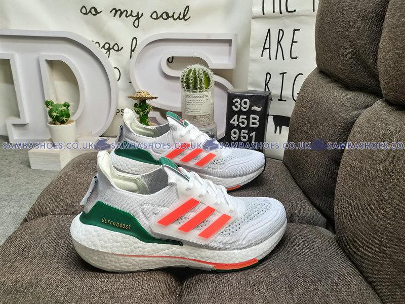 Adidas UltraBoost 21 NCAA Pack - Miami - Cloud White/Team Orange/Grey One - GX7966 Classic Running Shoes Buy Online Adidas UltraBoost 21 NCAA Pack - Miami - Cloud White/Team Orange/Grey One - GX7966 Classic Running Shoes Buy Online