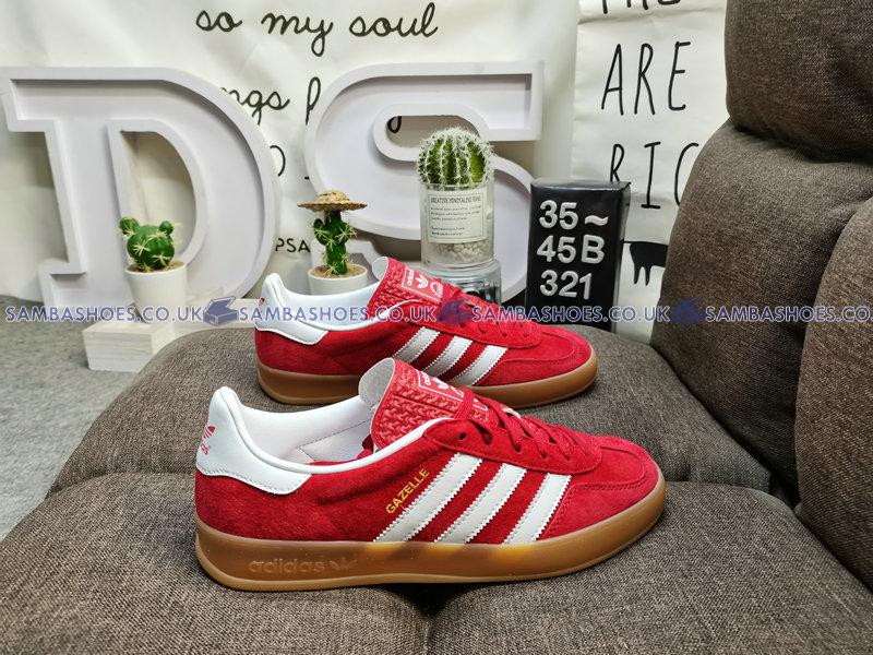 Adidas Gazelle Indoor Scarlet Gum - Scarlet/Cloud White/Scarlet - H06261 Classic Originals Shoes Buy Online Adidas Gazelle Indoor Scarlet Gum - Scarlet/Cloud White/Scarlet - H06261 Classic Originals Shoes Buy Online