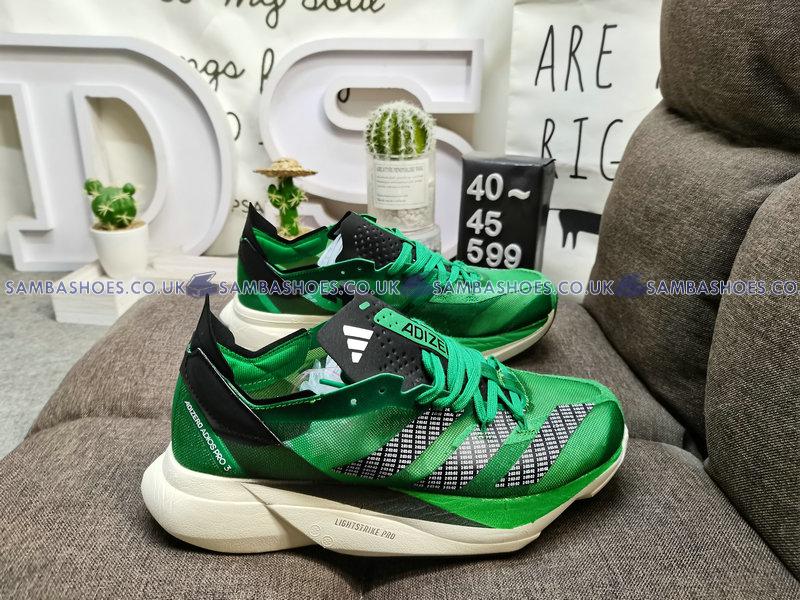Adidas Adizero Adios Pro 3 Core Black Green - Green/Core Black/Night Metallic - GW7259 Classic Running Shoes Buy Online Adidas Adizero Adios Pro 3 Core Black Green - Green/Core Black/Night Metallic - GW7259 Classic Running Shoes Buy Online