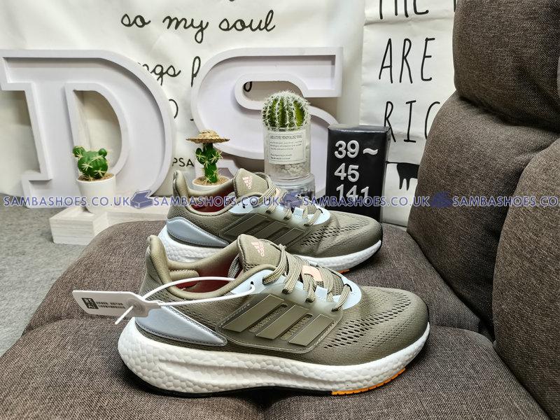 Adidas PureBoost 22 Brown Orange  - Brown/Orange - HQ1452 Classic Running Shoes Buy Online Adidas PureBoost 22 Brown Orange  - Brown/Orange - HQ1452 Classic Running Shoes Buy Online