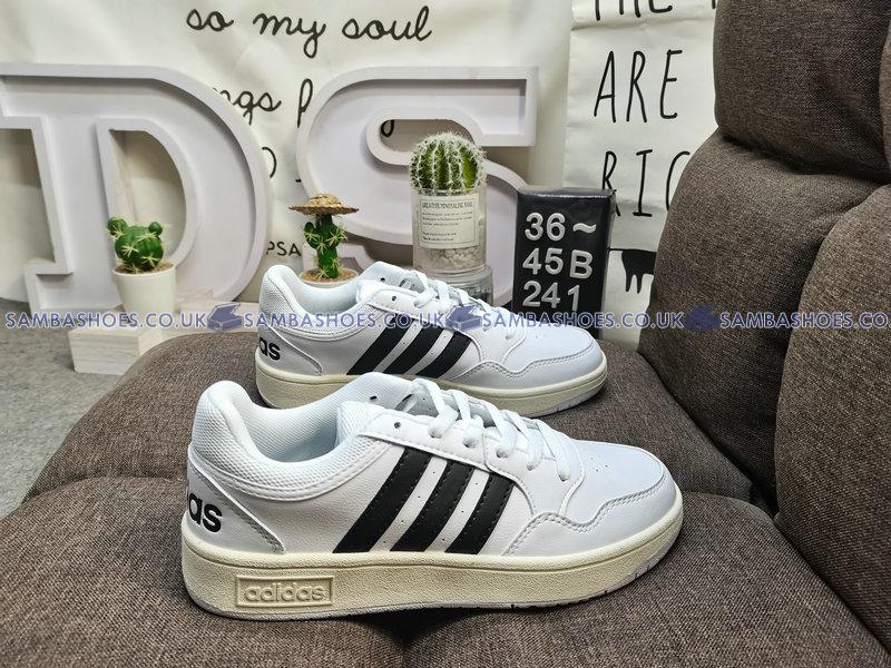 Adidas Hoops 3.0 Low White Black - Cloud White/Core Black/Chalk White - GY5434 Classic Neo Shoes Buy Online Adidas Hoops 3.0 Low White Black - Cloud White/Core Black/Chalk White - GY5434 Classic Neo Shoes Buy Online