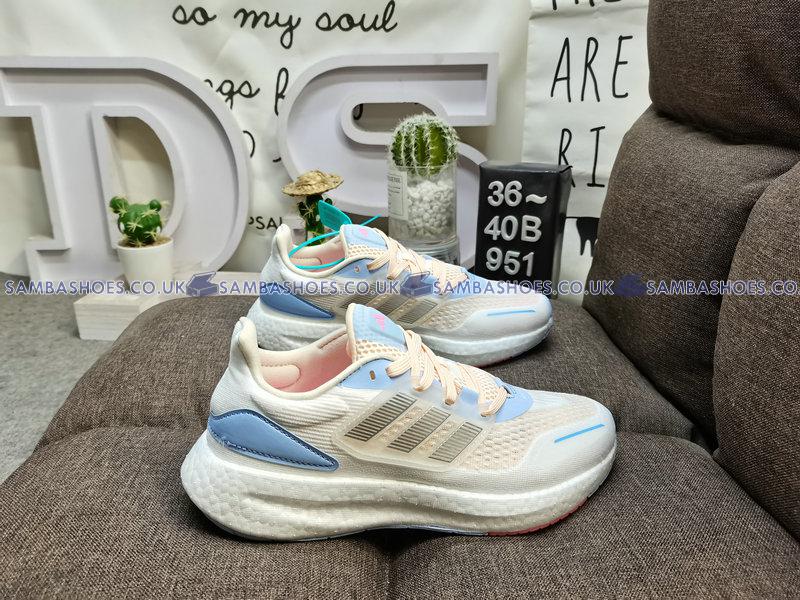 Adidas PureBoost 22 Heat.RDY White Blue Dawn - Cloud White/Silver Metallic/Blue Dawn - HQ1419 Classic Running Shoes Buy Online Adidas PureBoost 22 Heat.RDY White Blue Dawn - Cloud White/Silver Metallic/Blue Dawn - HQ1419 Classic Running Shoes Buy Online