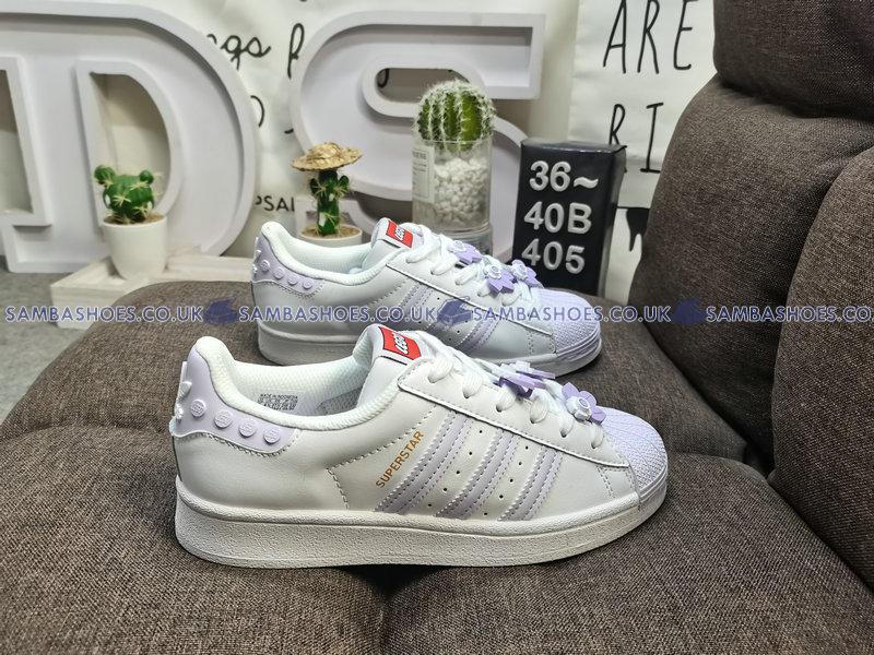 LEGO x Adidas Superstar White Purple - White/Purple - GX7206-1 Classic Originals Shoes Buy Online LEGO x Adidas Superstar White Purple - White/Purple - GX7206-1 Classic Originals Shoes Buy Online