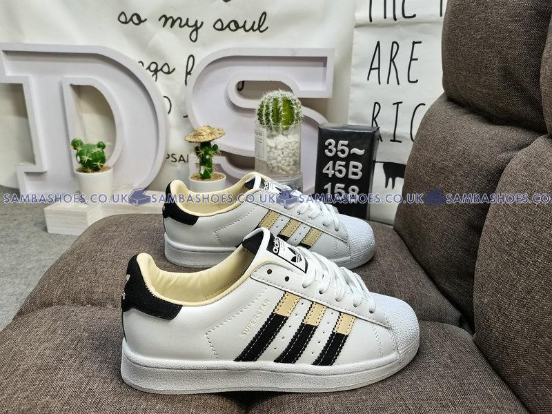 Adidas Superstar White Sand Black - Cloud White/Sand Strata/Core Black - HQ2166 Classic Originals Shoes Buy Online Adidas Superstar White Sand Black - Cloud White/Sand Strata/Core Black - HQ2166 Classic Originals Shoes Buy Online