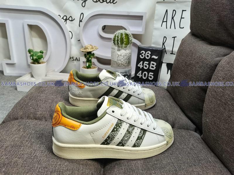 Adidas Superstar Bandana - Off White Focus Orange - Off White/Focus Olive/Focus Orange - GX3656 Classic Originals Shoes Buy Online Adidas Superstar Bandana - Off White Focus Orange - Off White/Focus Olive/Focus Orange - GX3656 Classic Originals Shoes Buy Online