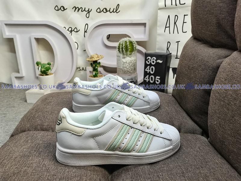 Adidas Superstar White Linen Green - Cloud White/Linen Green/Cream White - H03728 Classic Originals Shoes Buy Online Adidas Superstar White Linen Green - Cloud White/Linen Green/Cream White - H03728 Classic Originals Shoes Buy Online