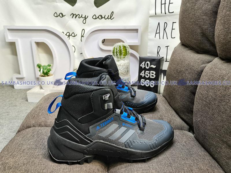 Adidas Terrex Swift R3 Mid Gore-Tex Hiking Black Grey Blue Rush - Core Black/Grey Three/Blue Rush - GZ0347 Classic Outdoor & Hiking Shoes Buy Online Adidas Terrex Swift R3 Mid Gore-Tex Hiking Black Grey Blue Rush - Core Black/Grey Three/Blue Rush - GZ0347 Classic Outdoor & Hiking Shoes Buy Online
