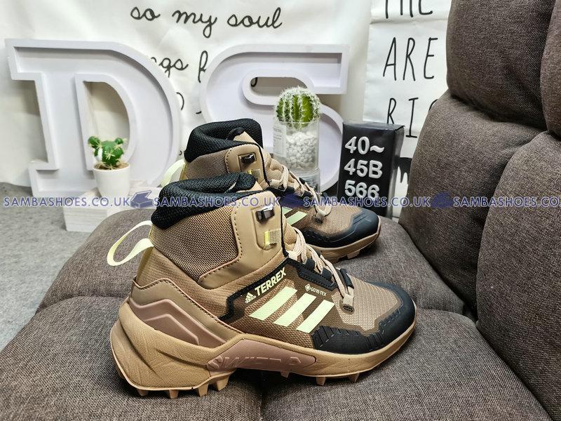 Adidas Terrex Swift R3 Mid Gore-Tex Hiking Brown Black Yellow  - Brown/Black/Yellow - FZ3355 Classic Outdoor & Hiking Shoes Buy Online Adidas Terrex Swift R3 Mid Gore-Tex Hiking Brown Black Yellow  - Brown/Black/Yellow - FZ3355 Classic Outdoor & Hiking Shoes Buy Online