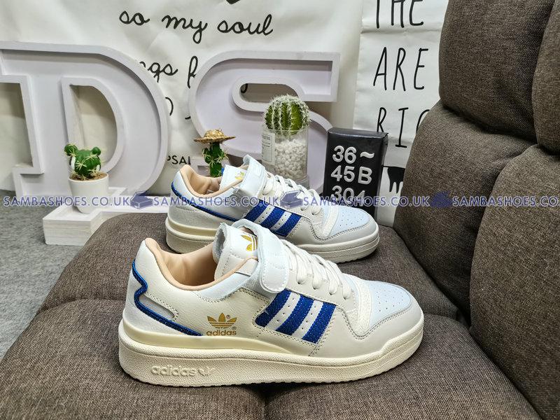 Adidas Forum 84 Low Halo Ivory Royal Croc - Halo Ivory/Royal Blue/Cloud White - H03721 Classic Originals Shoes Buy Online Adidas Forum 84 Low Halo Ivory Royal Croc - Halo Ivory/Royal Blue/Cloud White - H03721 Classic Originals Shoes Buy Online