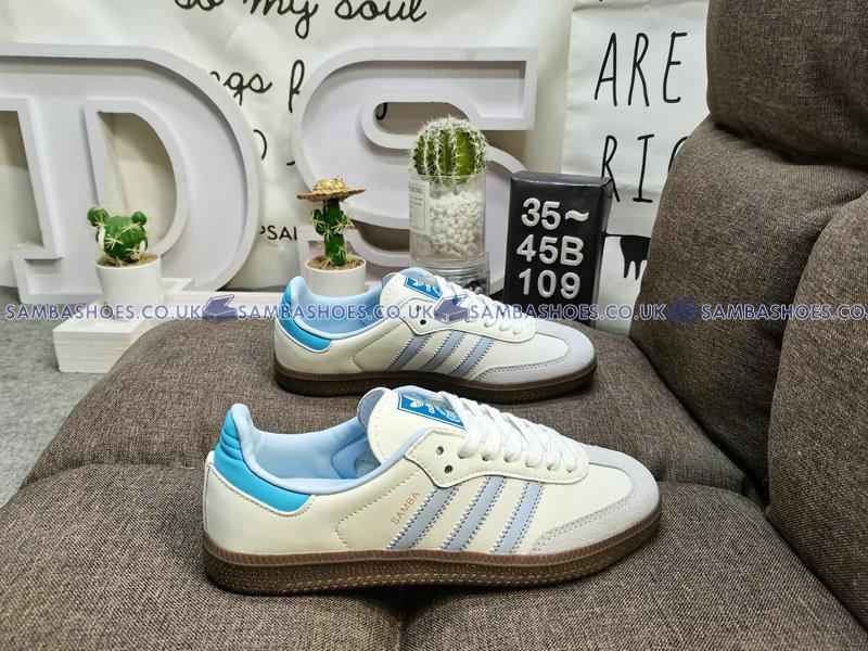 Adidas Samba OG White Halo Blue - Core White/Halo Blue/Gum - ID2055 Classic Originals Shoes Buy Online Adidas Samba OG White Halo Blue - Core White/Halo Blue/Gum - ID2055 Classic Originals Shoes Buy Online