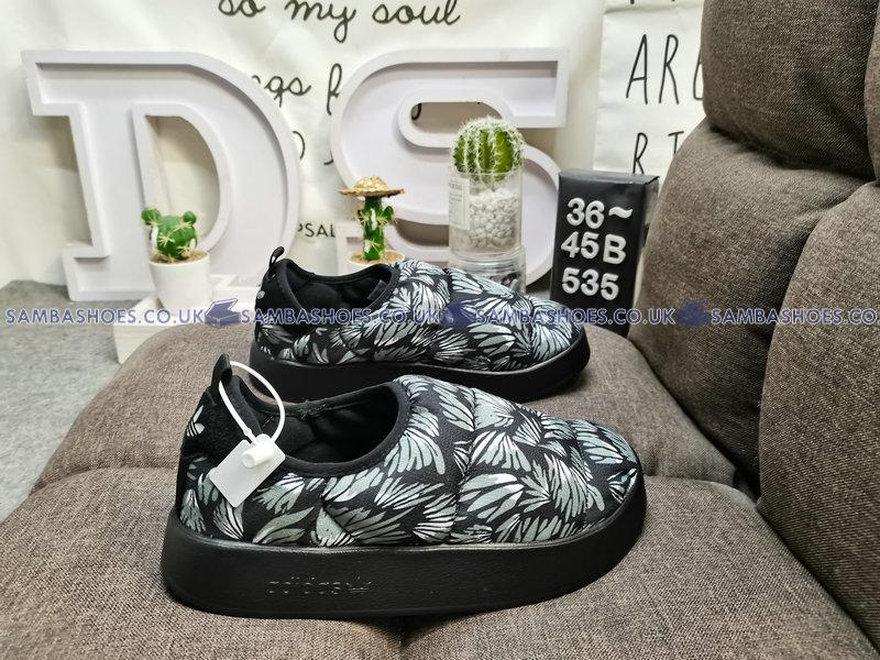 Adidas Puffylette Floral - Black - Core Black/Core Black/Footwear White - GX4646 Classic Originals Shoes Buy Online Adidas Puffylette Floral - Black - Core Black/Core Black/Footwear White - GX4646 Classic Originals Shoes Buy Online