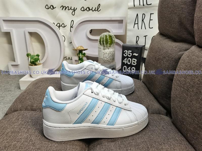 Adidas Superstar XLG White Clear Sky - Cloud White/Clear Sky/Cloud White - IF3003 Classic Originals Shoes Buy Online Adidas Superstar XLG White Clear Sky - Cloud White/Clear Sky/Cloud White - IF3003 Classic Originals Shoes Buy Online