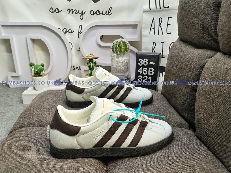 Foot Industry x Adidas Gazelle Cream Dark Brown - Cream White/Dark Brown/Gum - IG1895 Classic Originals Shoes Buy Online Foot Industry x Adidas Gazelle Cream Dark Brown - Cream White/Dark Brown/Gum - IG1895 Classic Originals Shoes Buy Online