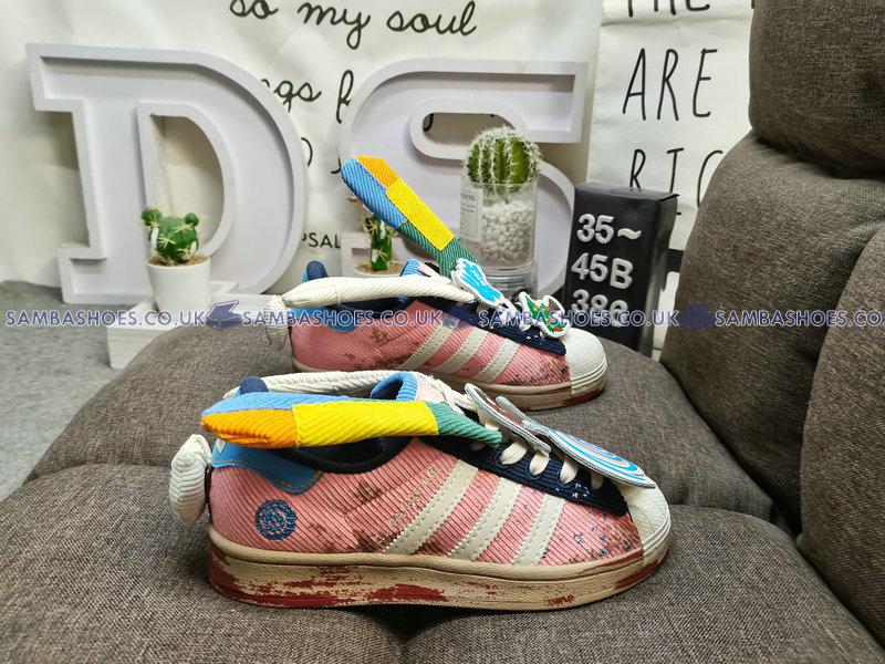 Sean Wotherspoon x Melting Sadness x Adidas Superstar Pink White Blue  - Pink/White/Blue - IH7626 Classic Originals Shoes Buy Online Sean Wotherspoon x Melting Sadness x Adidas Superstar Pink White Blue  - Pink/White/Blue - IH7626 Classic Originals Shoes Buy Online