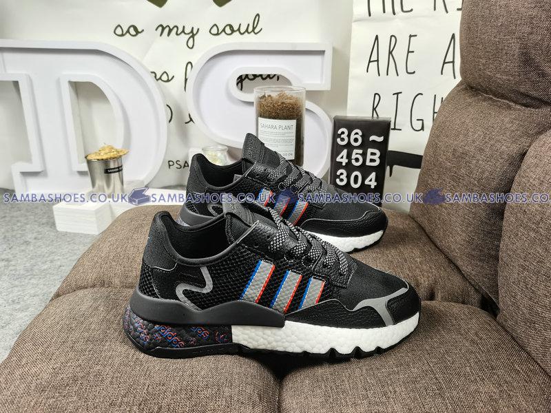 Adidas Nite Jogger Black Grey White - Core Black/Silver Metallic/Bright Blue - H01718 Classic Originals Shoes Buy Online Adidas Nite Jogger Black Grey White - Core Black/Silver Metallic/Bright Blue - H01718 Classic Originals Shoes Buy Online